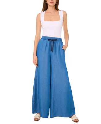 Vince Camuto Women's Drawstring Pull-On Wide-Leg Pants