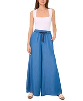 Vince Camuto Women's Drawstring Pull-On Wide-Leg Pants