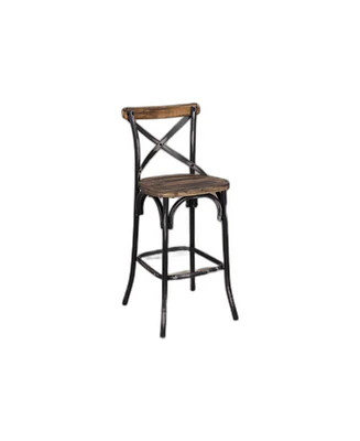 Modern Iron Bar Chair – Sleek Black Finish for Urban Loft Style