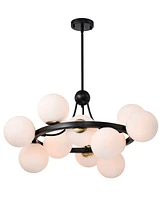 Home Accessories 30" Coraline 12-Light Indoor Chandelier