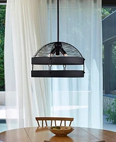 Home Accessories 17" Ivana 3-Light Indoor Chandelier