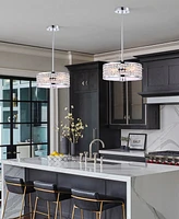 Home Accessories 12" Eudocia 2-Light Indoor Chandelier