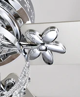 Home Accessories 52" Santana 3-Light Indoor Ceiling Fan Chandelier
