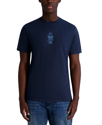 Karl Lagerfeld Paris Men's Small Armor Logo Graphic T-Shirt