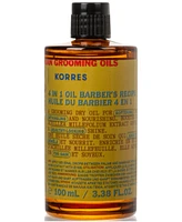 Korres Athenian Grooming Barber's 4-In-1 Grooming Oil, 3.38 oz.