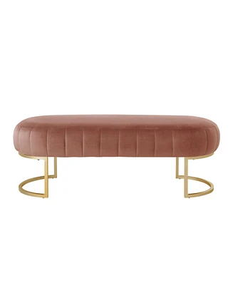 Tufted Velvet Upholstered Bench – Luxurious Accent Seat for Bedroom, Entryway, or Living Room Decor