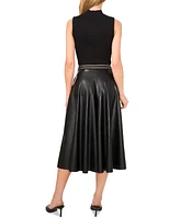 Vince Camuto Women's Faux-Leather Culottes