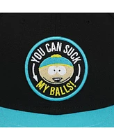 South Park Men's Cartman Quote Black Snapback Hat-osfa