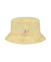 Pokemon Men's Pikachu All-Over Print Adult Natural Bucket Hat
