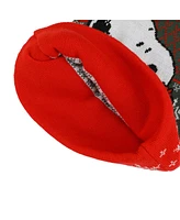 Peanuts Men's Snoopy With Present Red & Green Santa Hat