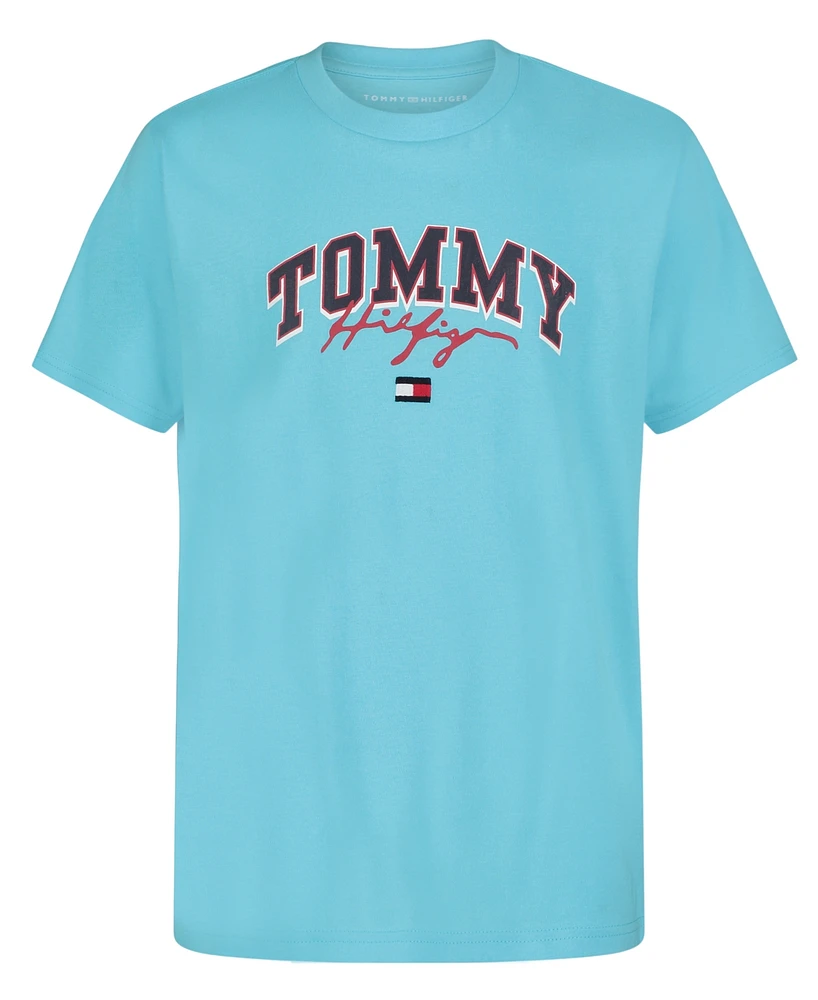 Tommy Hilfiger Toddler and Little Boys Ivy Center Short Sleeve T-Shirt
