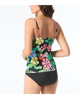 Beach House Women's Kerry Mesh Layer Underwire Tankini Top