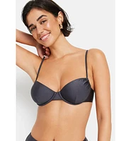 Lscn by Lascana Women's Shimmer Underwire Bikini Swimsuit Top