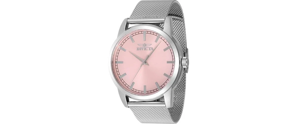 Invicta Men's 48510 Celestial Quartz 3 Hand Pink Dial Watch