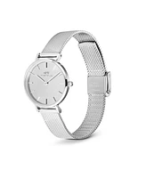 Daniel Wellington Women's Analog Silver Tone Stainless-Steel Watch, 28mm