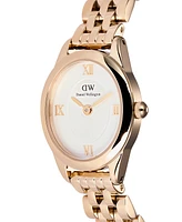 Daniel Wellington Women's Analog Rose Gold Tone Stainless-Steel Watch