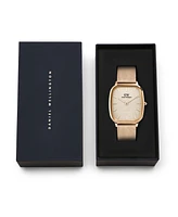Daniel Wellington Men's Analog Rose Gold-Tone Stainless Steel Watch