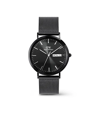 Daniel Wellington Men's Analog Black Stainless-Steel Watch, 40mm