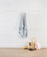 ienjoy Home Cabana Stripe Cotton 2-Pack Beach Towels, 30" x 70"