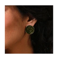 Sohi Women's Textured Stud Earrings