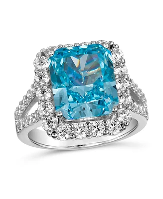 Anna Zuckerman Serenity Aquamarine Cocktail Ring