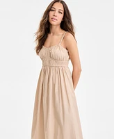 Boss Orange Women's Cotton Sweetheart-Neck Maxi Dress