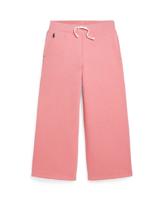 Polo Ralph Lauren Toddler and Little Girls Fleece Wide Leg Sweatpants