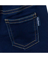 Gerber Baby Gender Neutral Cuffed Denim Shorts, Dark Wash