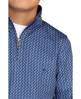Tailorbyrd Boys Golf Tees Printed Performance Quarter Zip