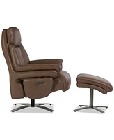 Guermo Leather Power Recliner, Exclusively at Macy's