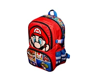Super Mario Brothers Favorite Characters 16” Sports Backpack and Gym Bag