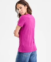 Boss Orange Women's Cotton Embellished Heart Logo T-Shirt