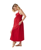 Ingrid + Isabel Maternity Ingrid + Isabel Amalfi Midi Dress Red M