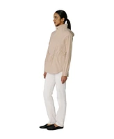 Soia & Kyo Women's Raven Straight-Fit Utility Jacket With Hood
