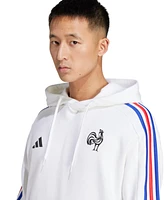 adidas Men's France Essentials 3-Stripes Hoodie