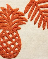 Tommy Bahama Home Batik Pineapple Cotton Tufted Bath Rug, 20" x 30"