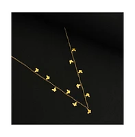 Sohi Women's Gold Plated Minimal Necklace