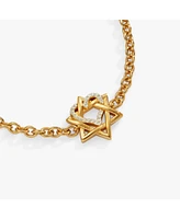 Alex and Ani Star Of David Heart Bracelet