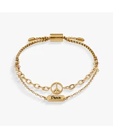 Peace Stranded Bracelet Set