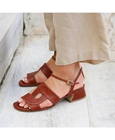 Alterre Women's Brown Snake Amal Customizable Sandal