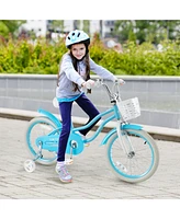 18 Inch Kids Bike with Dual Brakes and Adjustable Seat
