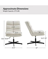 Damian Cross-legged Seating Office Chair with Thick Cushion