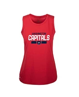 LevelWear Women's Alexander Ovechkin Red Washington Capitals Macy Player Name Number Tank Top