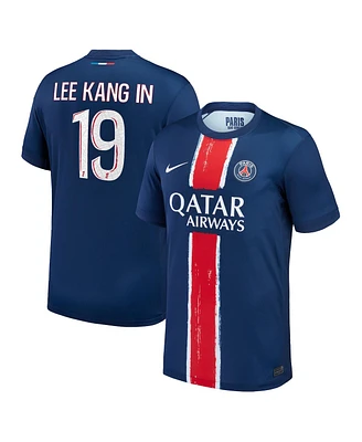 Nike Men's Lee Kang Navy Paris Saint-Germain 2024/25 Replica Player Jersey
