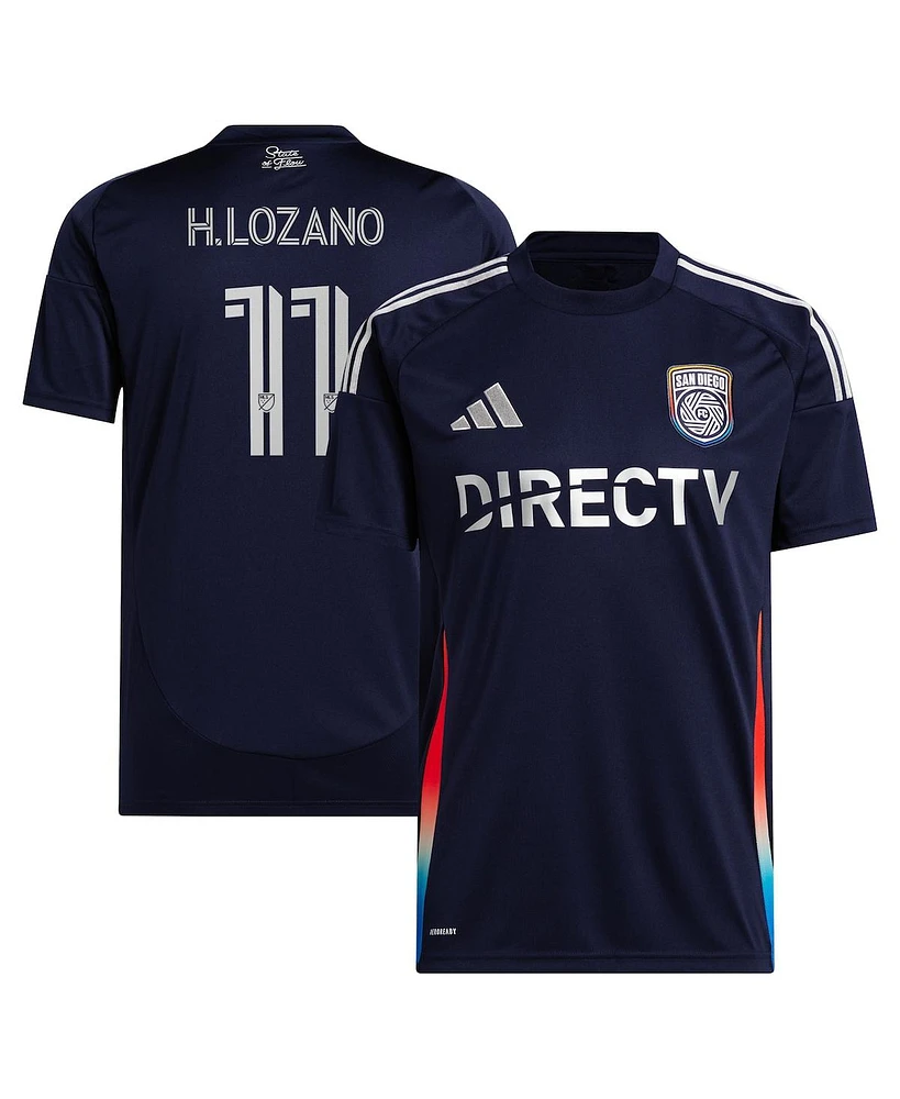 Adidas Men's Hirving Lozano Navy San Diego Fc 2025 State of Flow Replica Player Jersey