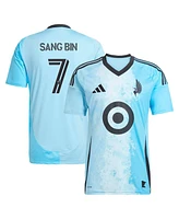 Adidas Men's Jeong Sang-bin Blue Minnesota United Fc 2025 Convergence Replica Player Jersey