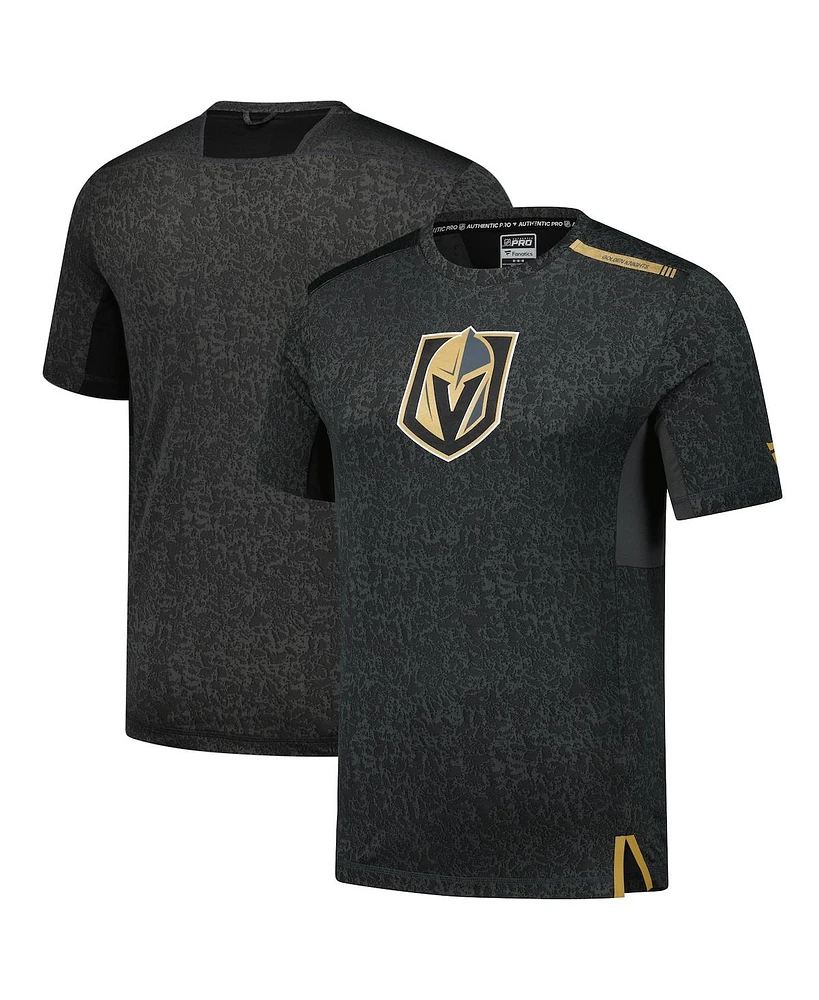 Fanatics Men's Charcoal Vegas Golden Knights Authentic Pro Performance T-Shirt