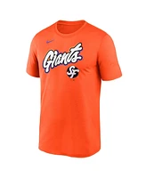 Nike Men's Orange San Francisco Giants 2025 City Connect Team Phrase Legend Performance T-Shirt