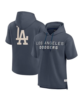 Fanatics Men's Blue Los Angeles Dodgers Elements Future Ground Lettering Short Sleeve Pullover Hoodie