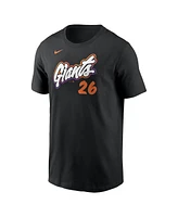 Nike Men's Matt Chapman Anthracite San Francisco Giants 2025 City Connect Fuse Name Number T-Shirt